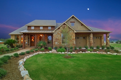 Night shots can be stunning when done right!  This gorgeous shot is a model home (new construction) listed by Kathryn Castellanos of Builder Homesite, Inc.  No list price was provded, but similar homes in the development started at $261,990.