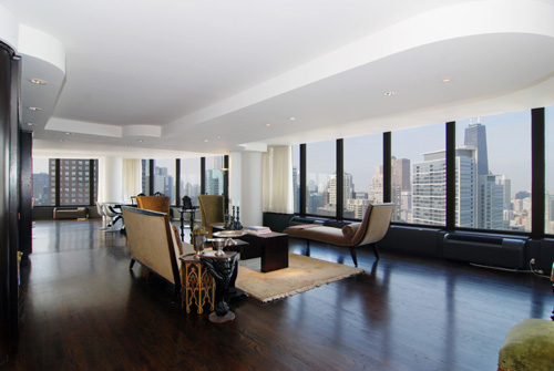 This gorgeous Chicago condo is listed for $1,895,000 by Jeff Lowe of Prudential Rubloff Properties.